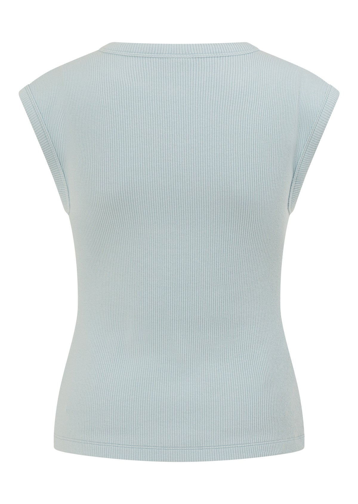 Lorna Jane Paradise Rib Top - Vibrant Sky