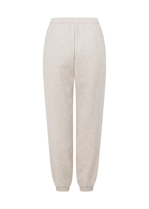 Lorna Jane Lounge Fleece Trackpants - Oat Marl
