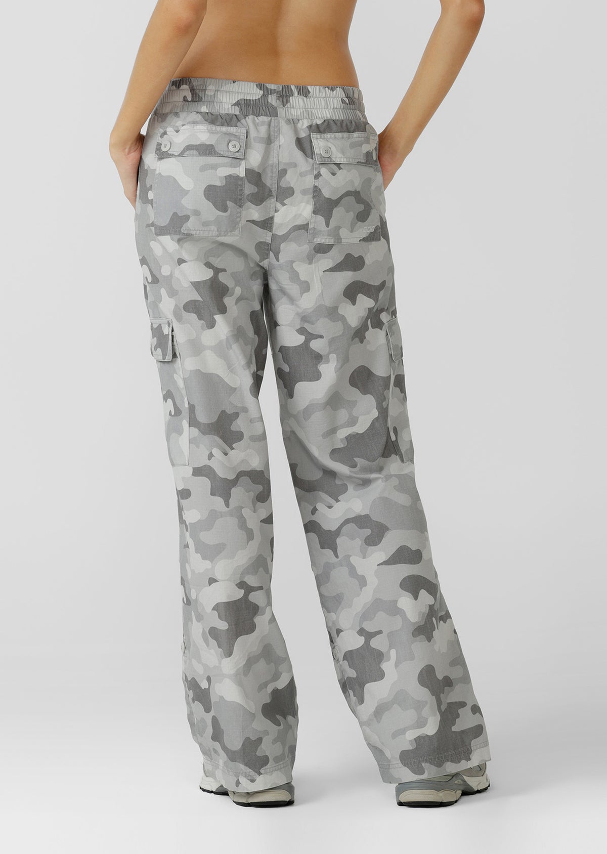 Lorna Jane Authentic Washed Camo Cargo Pants - Soft Camo Print