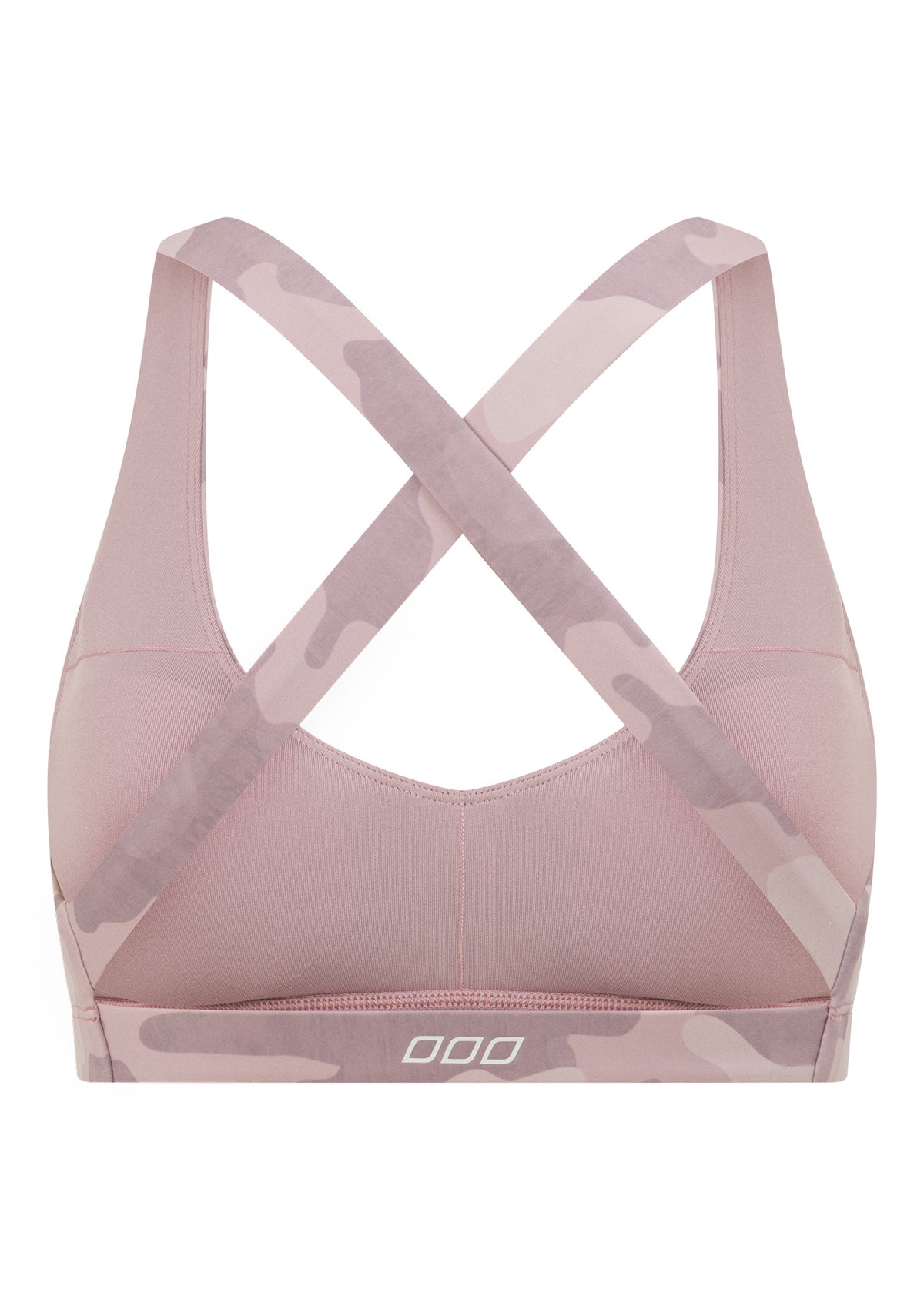 Lorna Jane Cute In Camo Sports Bra - Pink Camo Print