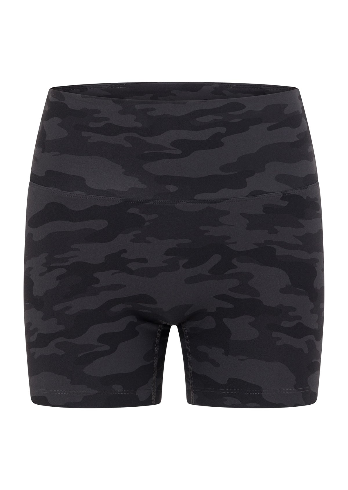 Lorna Jane Cute In Camo 12cm Bike Shorts - Black Camo Print