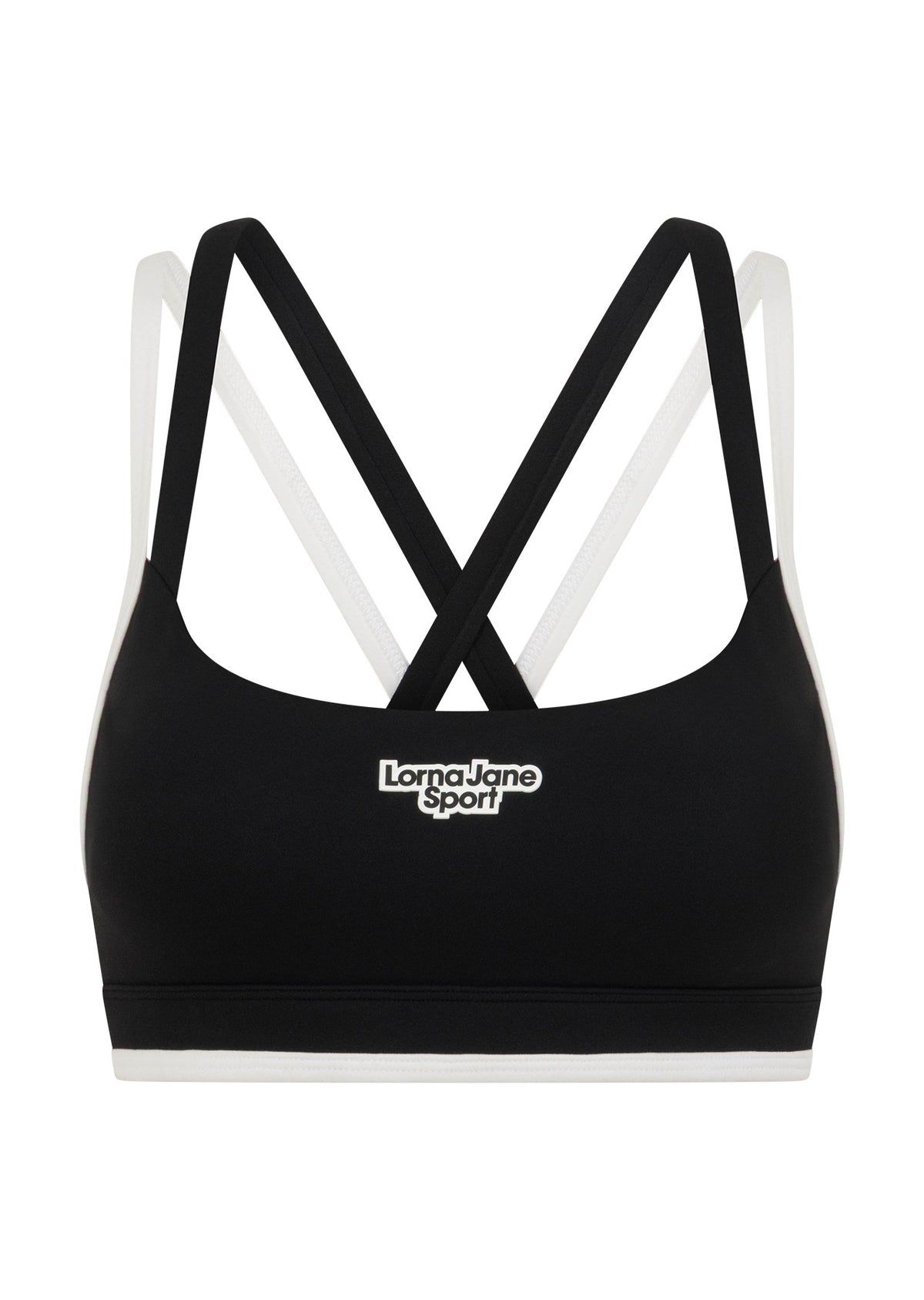 Lorna Jane Sprint To Finish Sports Bra - Black