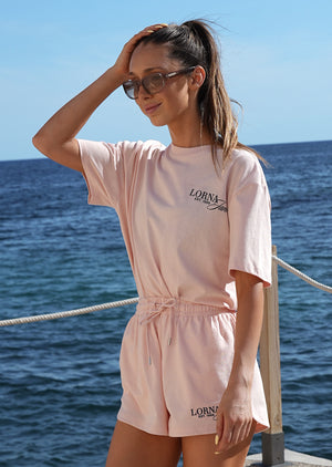 Lorna Jane Off Court T-Shirt - Enchanted Pink