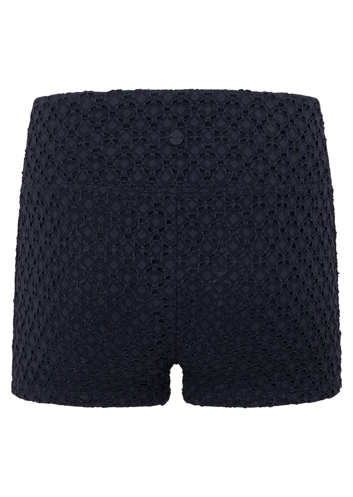 Lorna Jane Keepsake Broderie 7cm Bike Shorts - Cosmic Navy