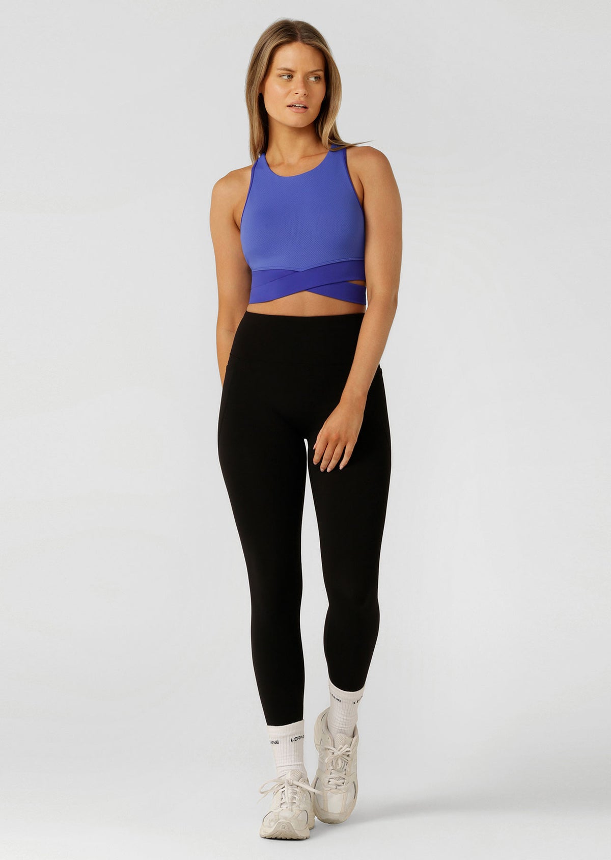 Lorna Jane Get Fit Sports Bra - Magnetic Blue
