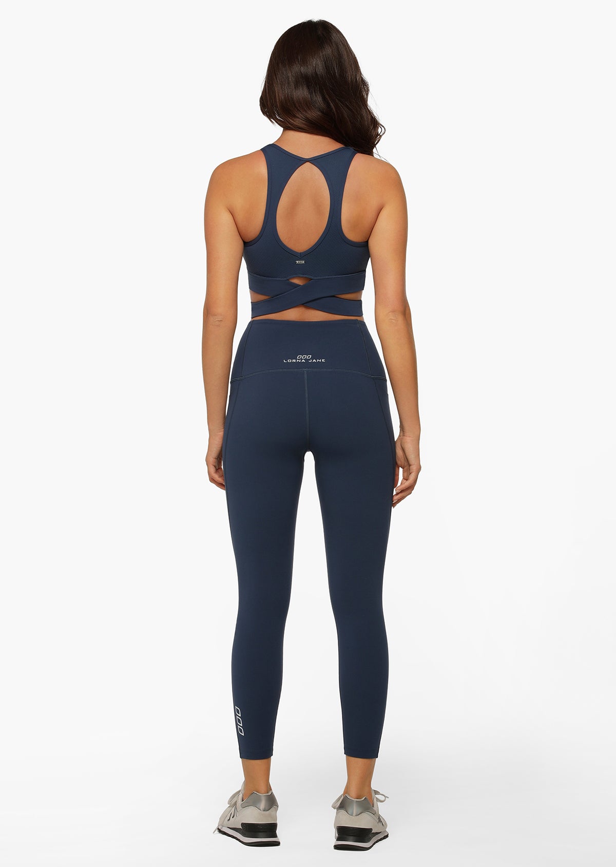 Lorna Jane Get Fit Sports Bra - Pebble Blue