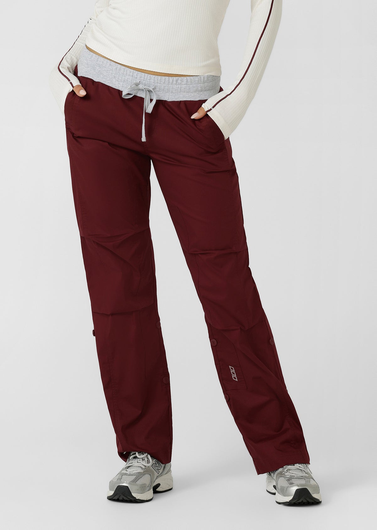 Lorna Jane Flashdance Pants - Dark Ruby