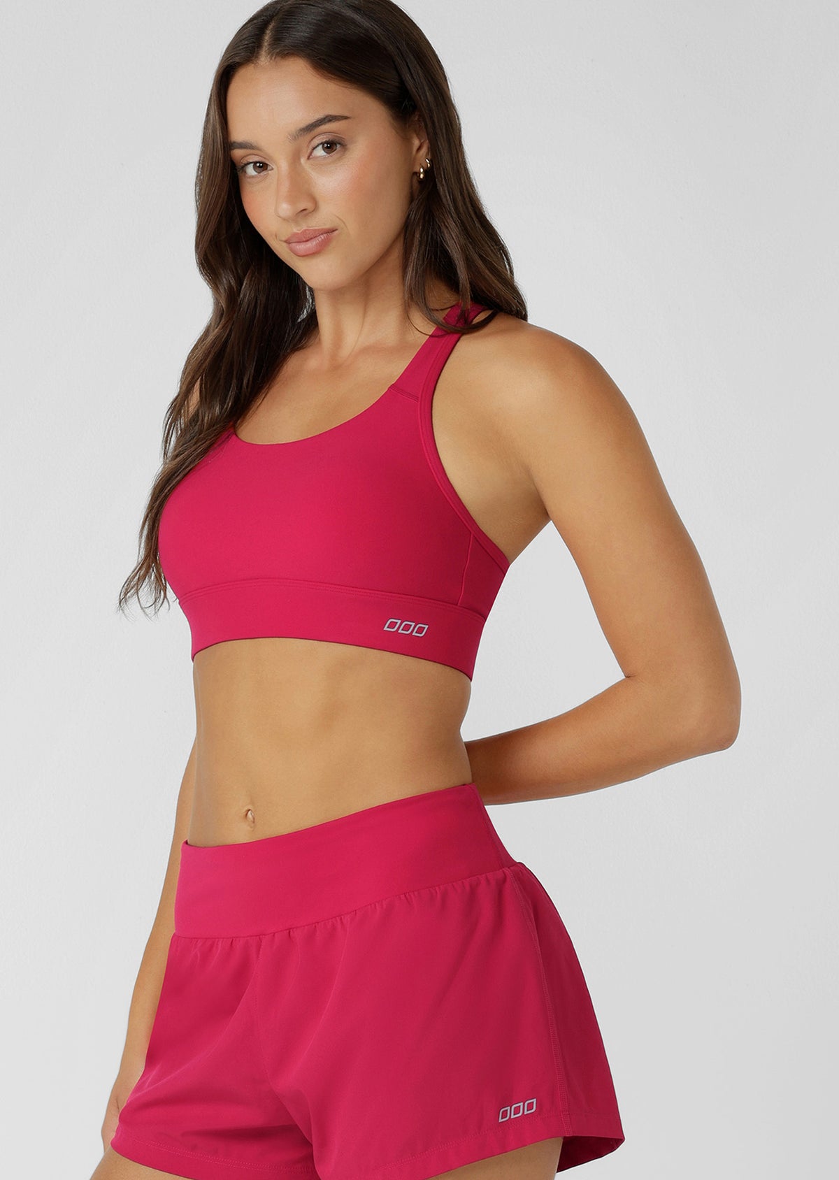 Lorna Jane Amy Maximum Support Sports Bra - Raspberry