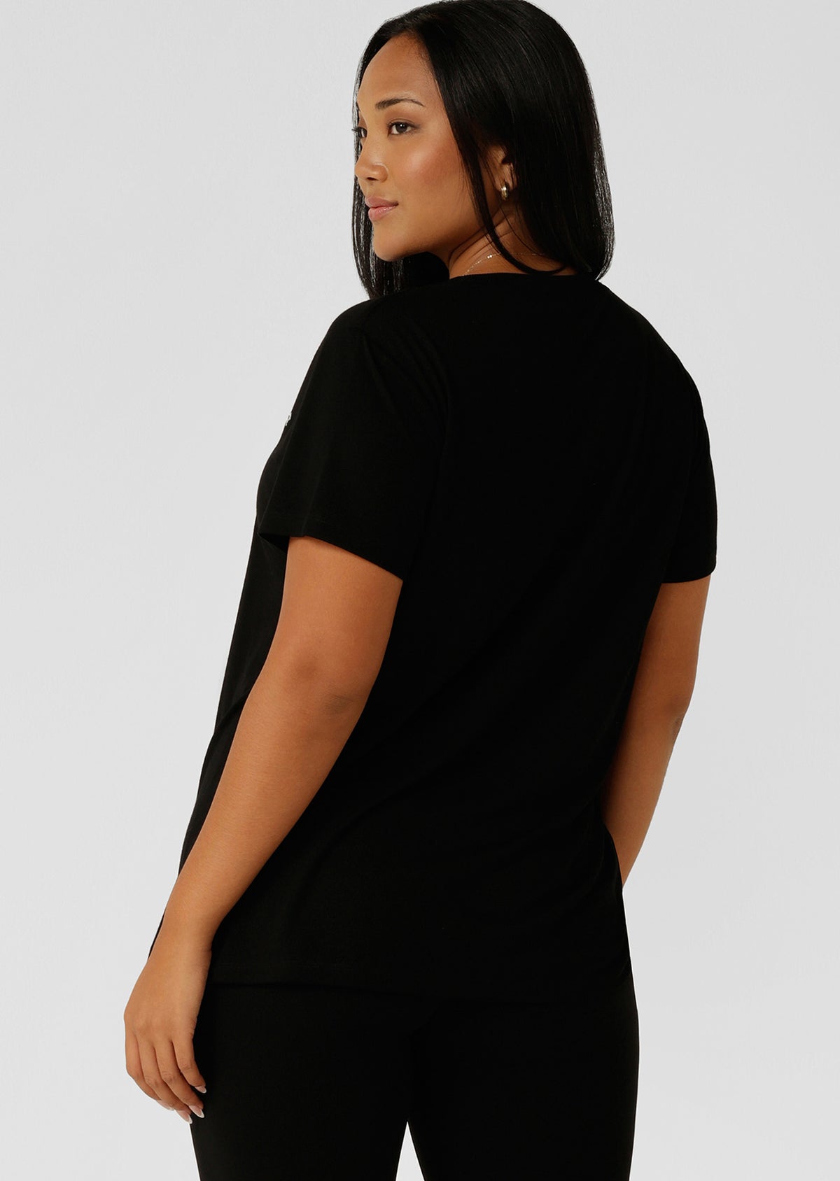 Lorna Jane Lotus T-Shirt - Black