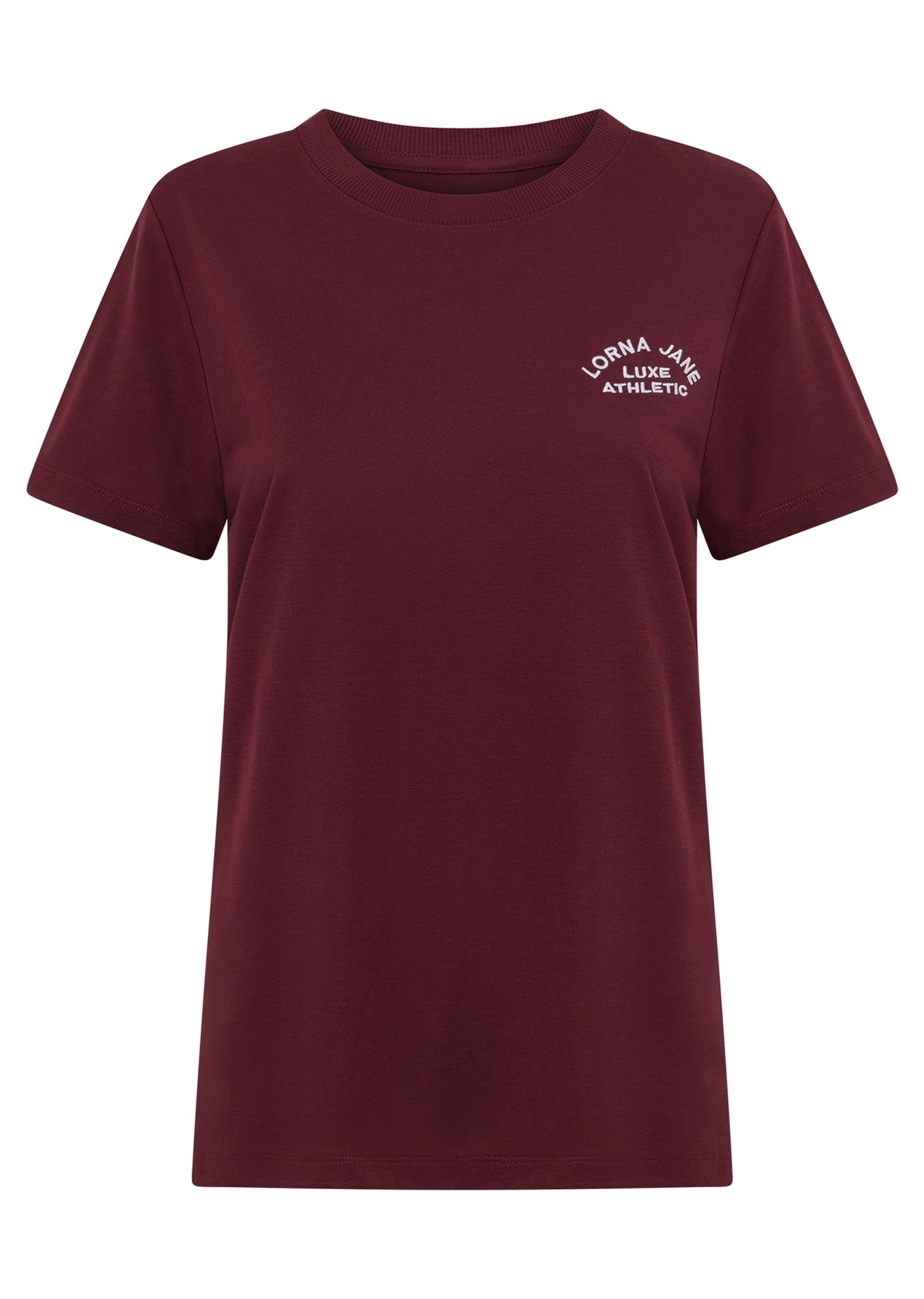 Lorna Jane Lotus T-Shirt - Cranberry