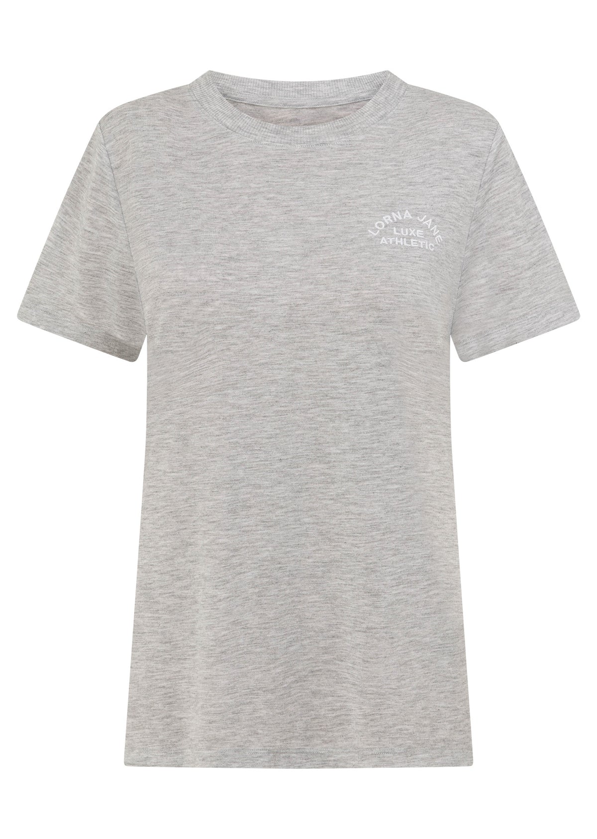 Lorna Jane Lotus T-Shirt - Grey Marl
