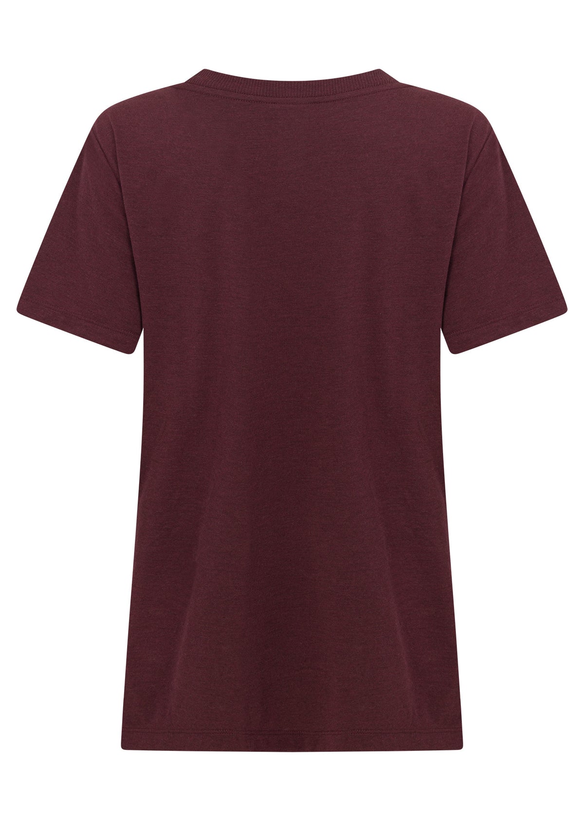 Lorna Jane Lotus T-Shirt - Plum Red Marl