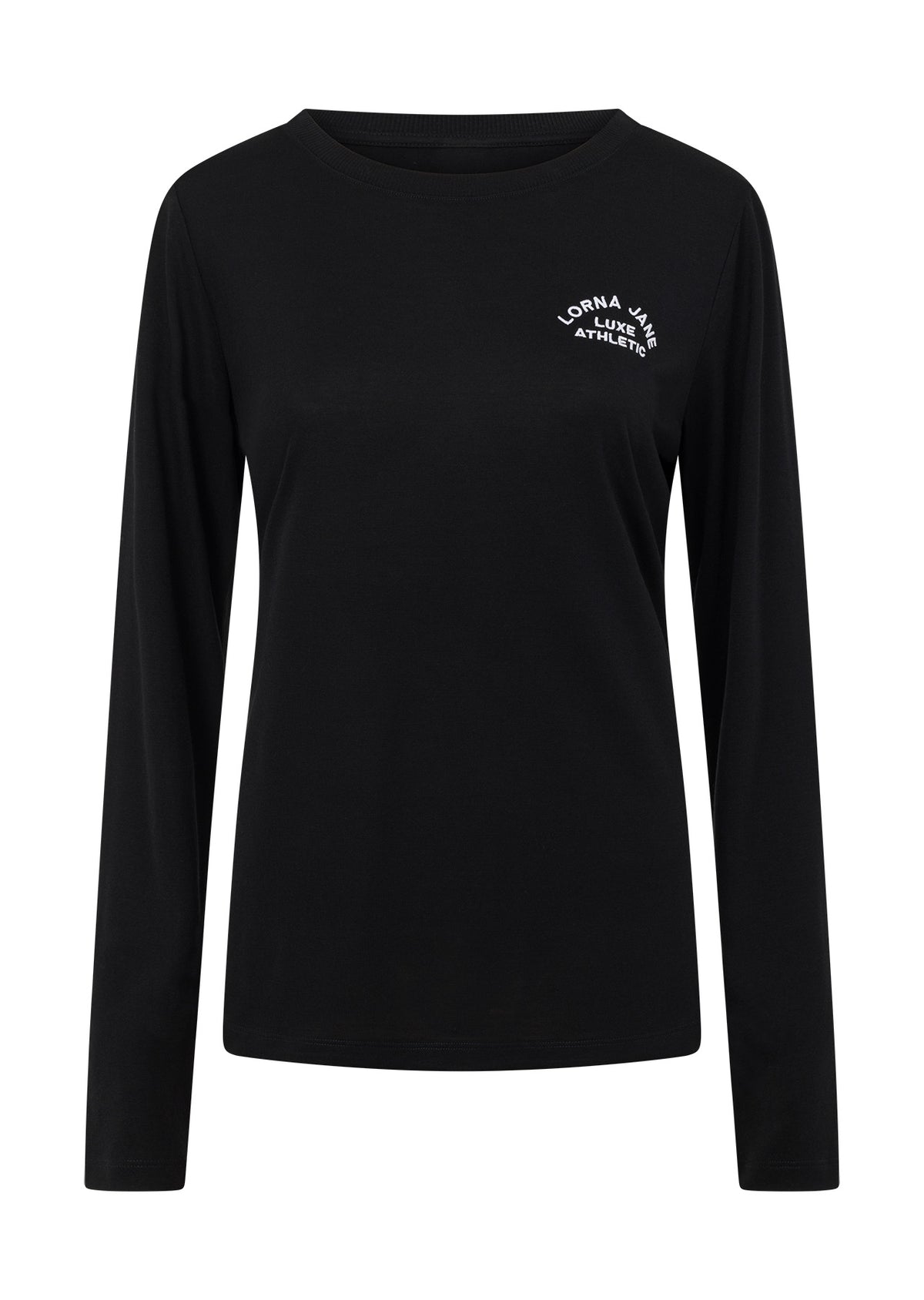 Lorna Jane Lotus Long Sleeve Top - Black