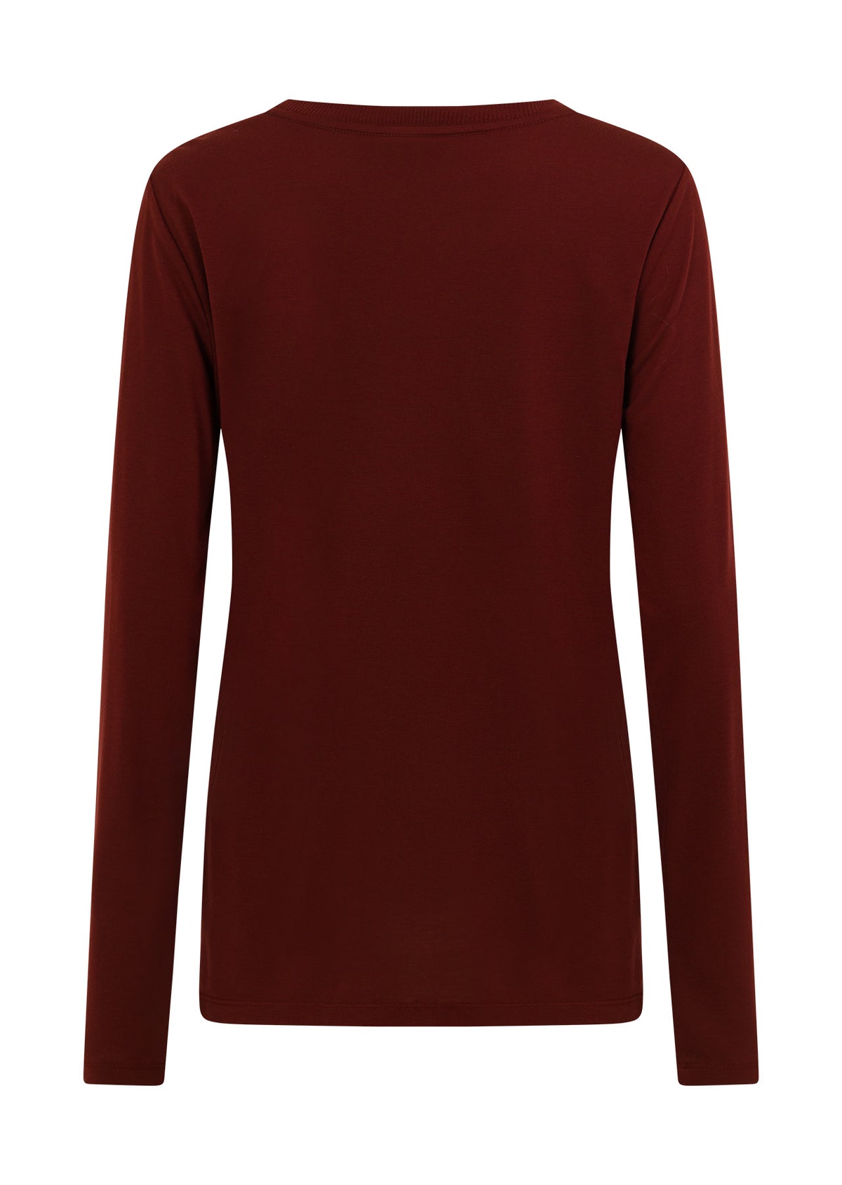 Lorna Jane Lotus Long Sleeve Top - Dark Ruby