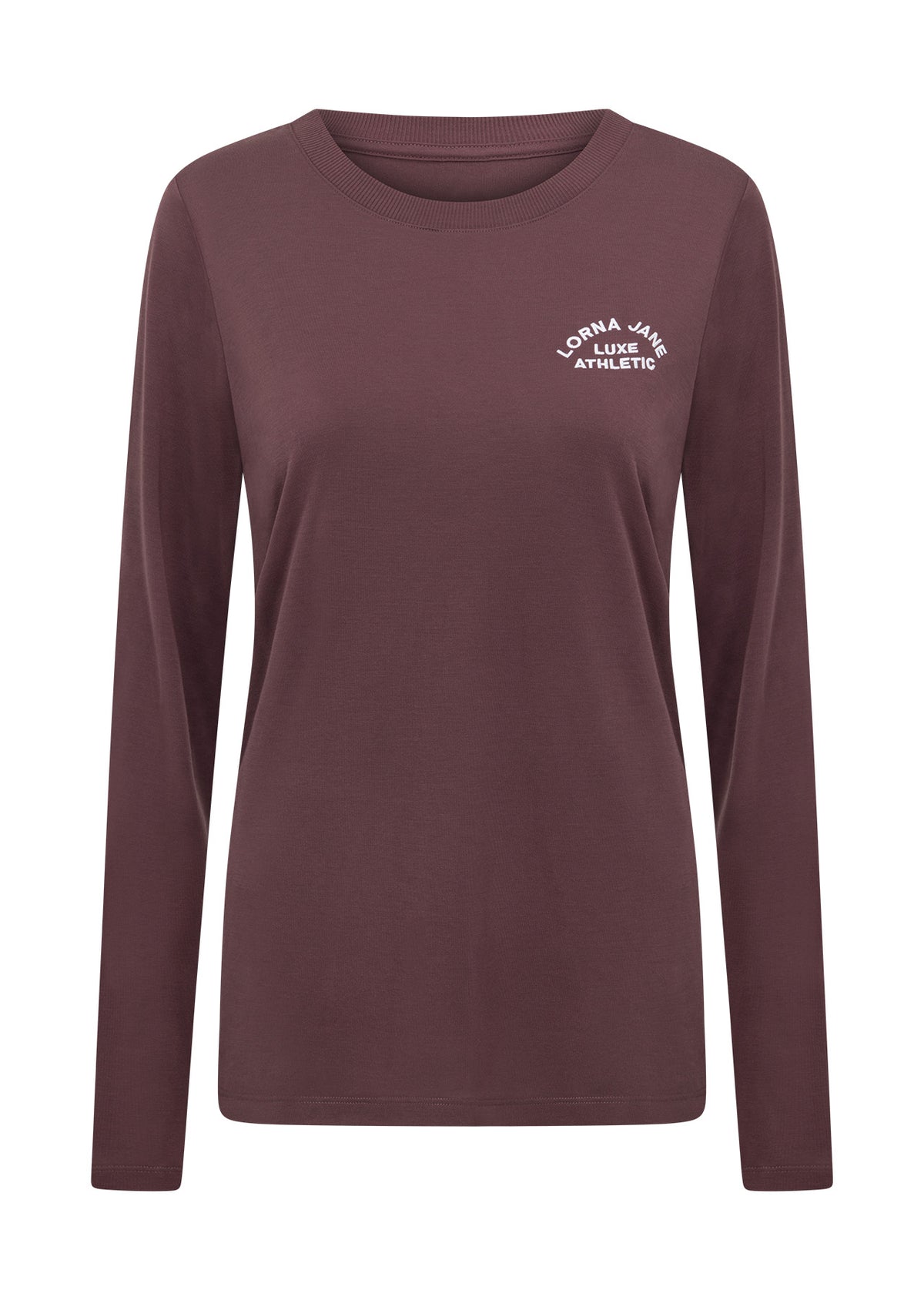 Lorna Jane Lotus Long Sleeve Top - Forest Berry
