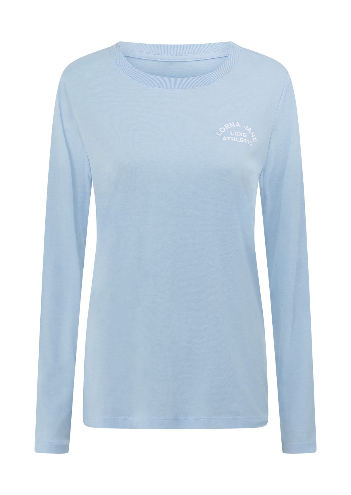 Lorna Jane Lotus Long Sleeve Top - Light Moontide