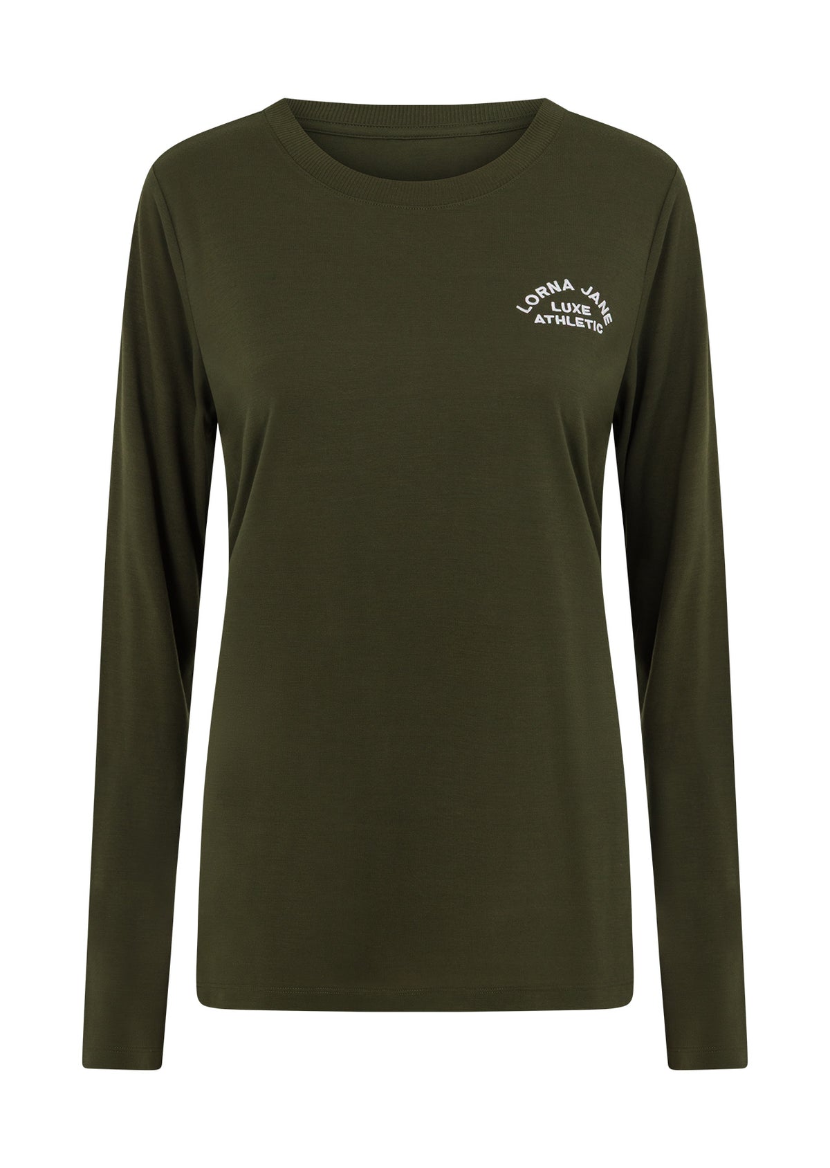 Lorna Jane Lotus Long Sleeve Top - Luxury Green