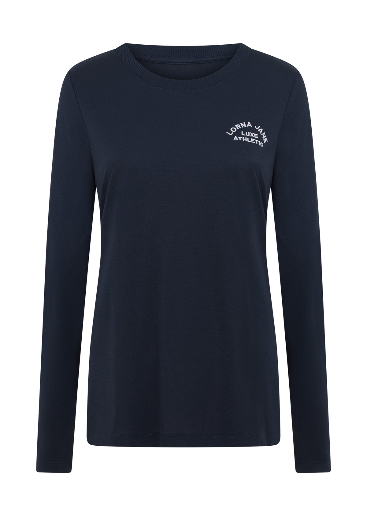 Lorna Jane Lotus Long Sleeve Top - Platinum Navy