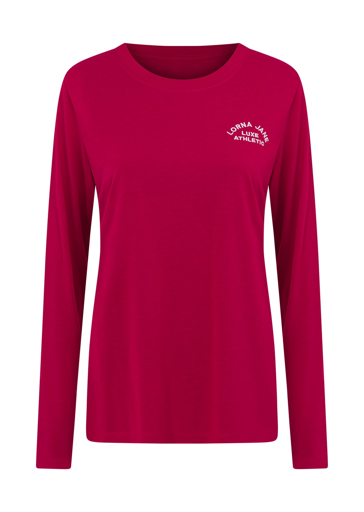 Lorna Jane Lotus Long Sleeve Top - Raspberry