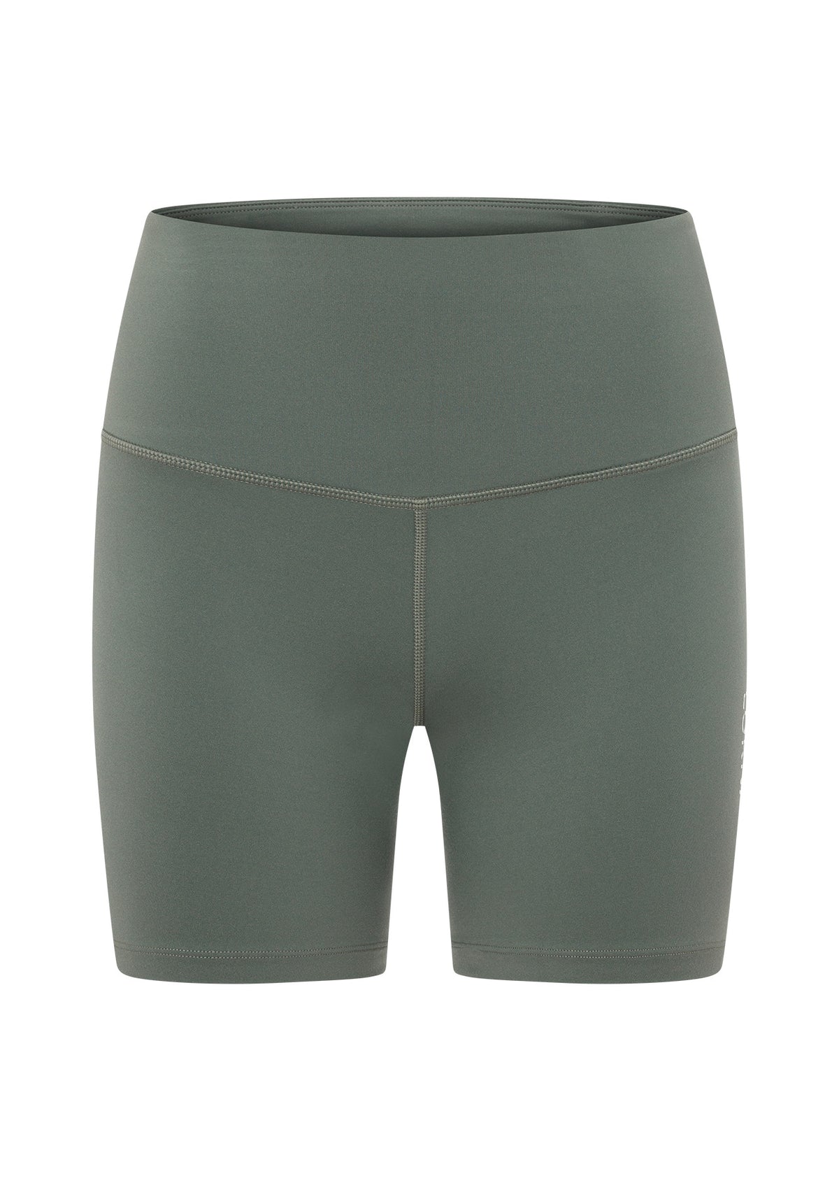 Lorna Jane Lotus No Chafe 16cm Bike Shorts - Dark Matcha