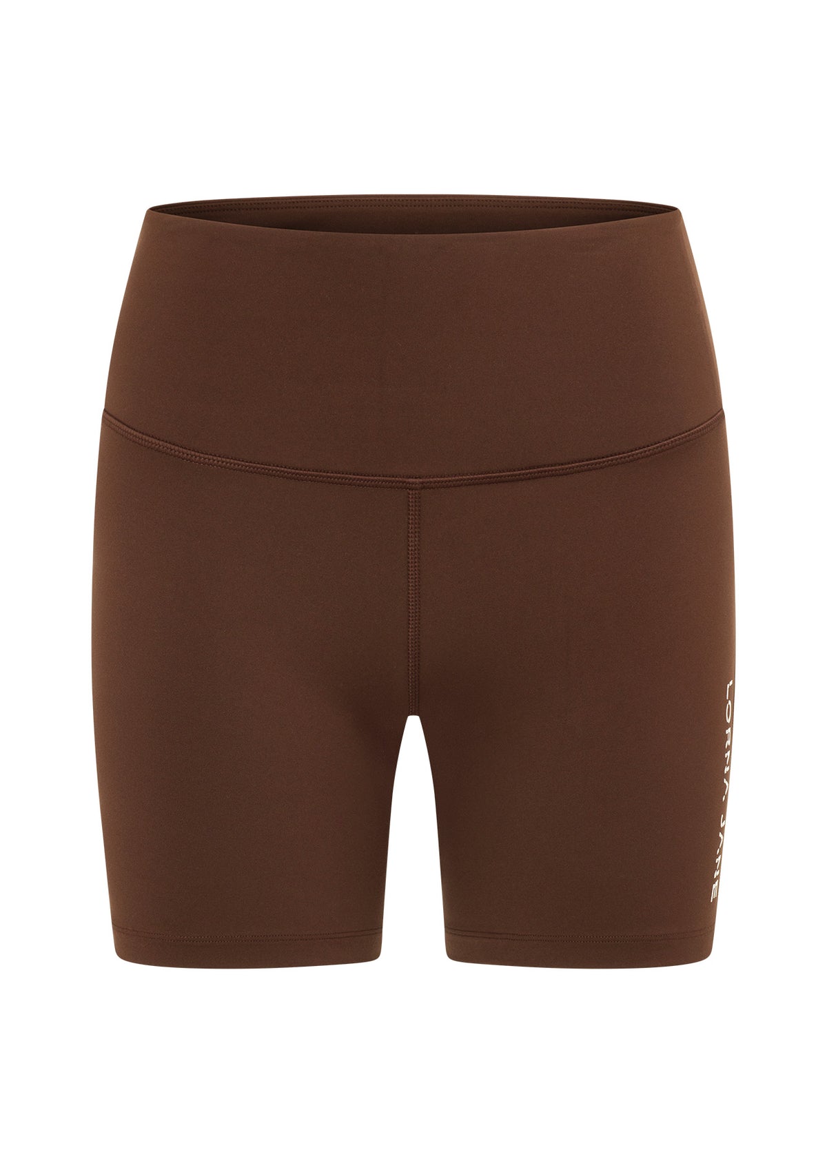 Lorna Jane Lotus No Chafe 16cm Bike Shorts - Espresso