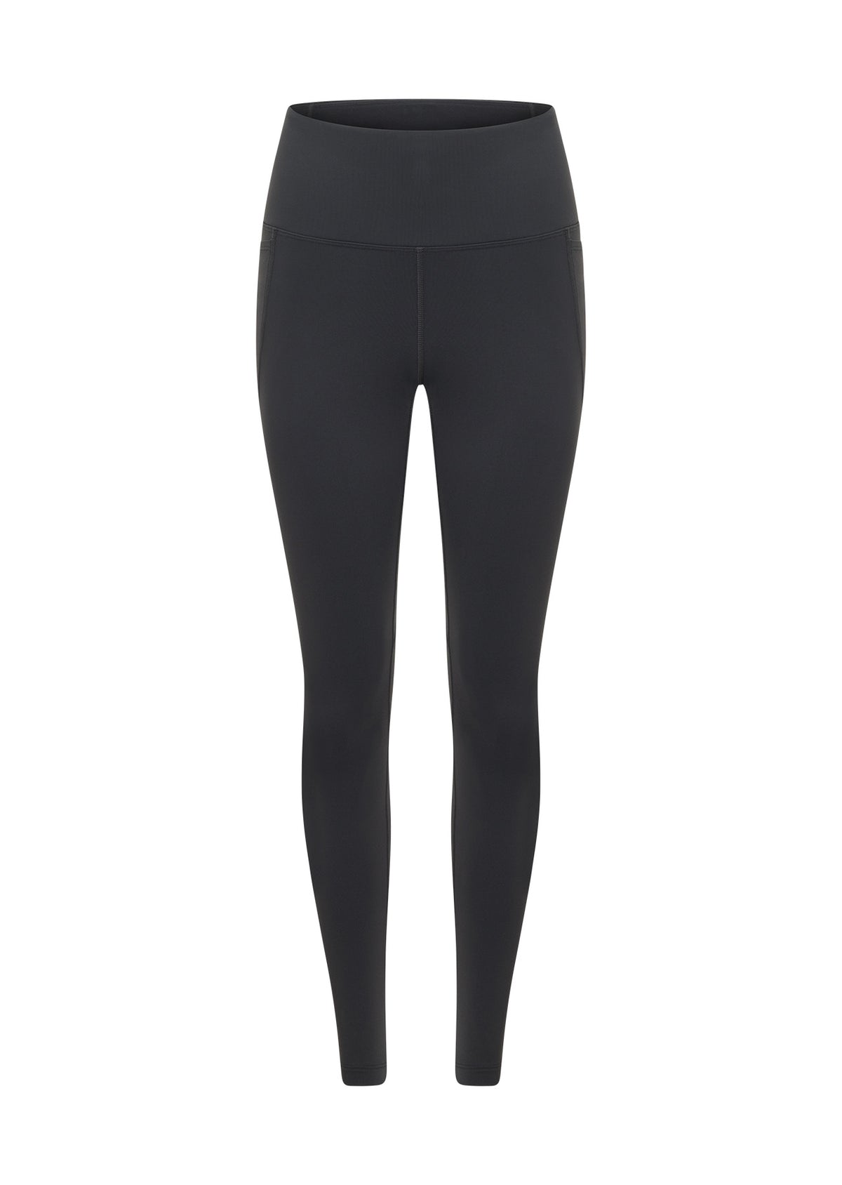 Lorna Jane Amy Thermal Phone Pocket Full Length Leggings - Titanium