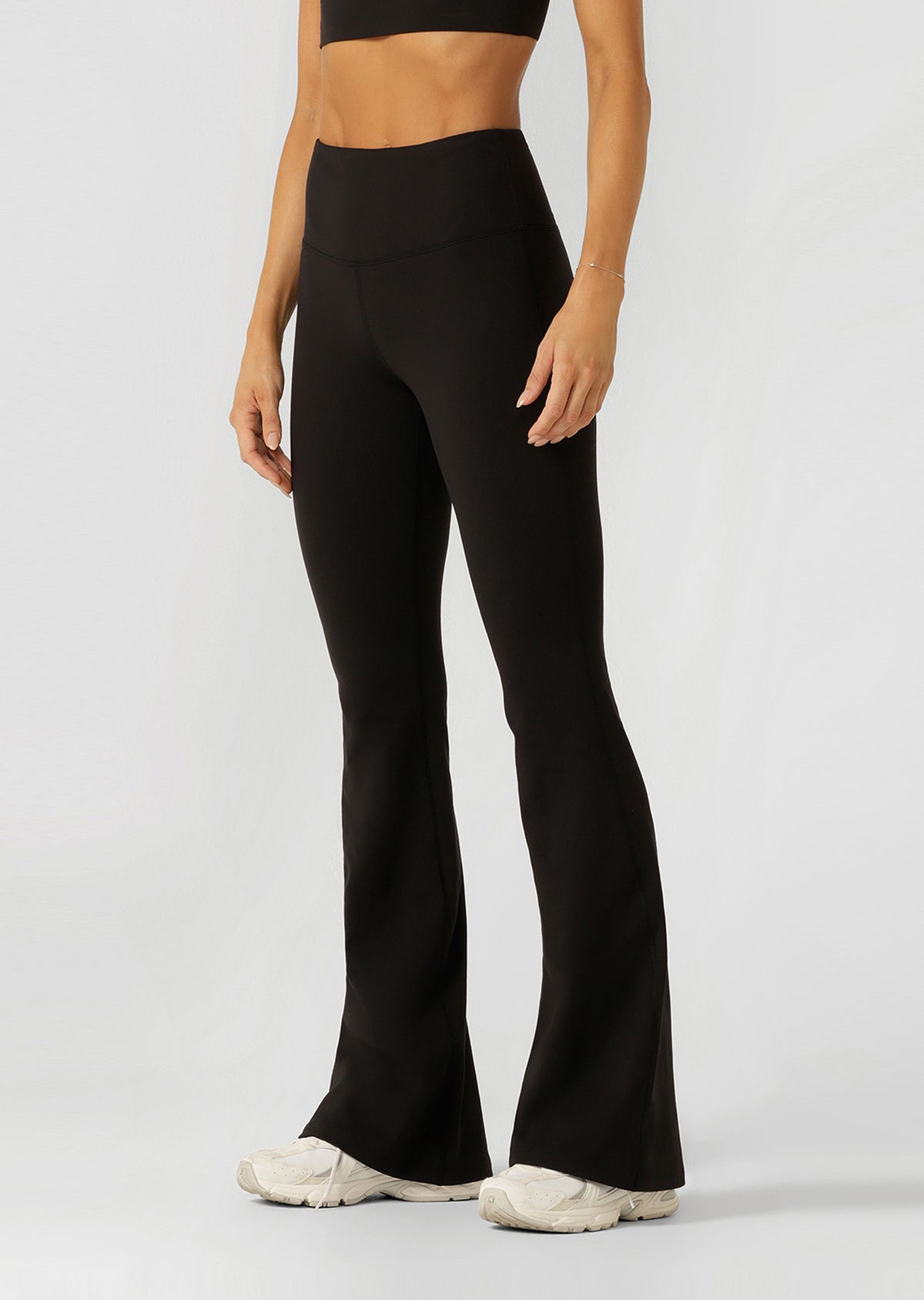 Lorna Jane Lotus Flared Leggings - Recycled Black