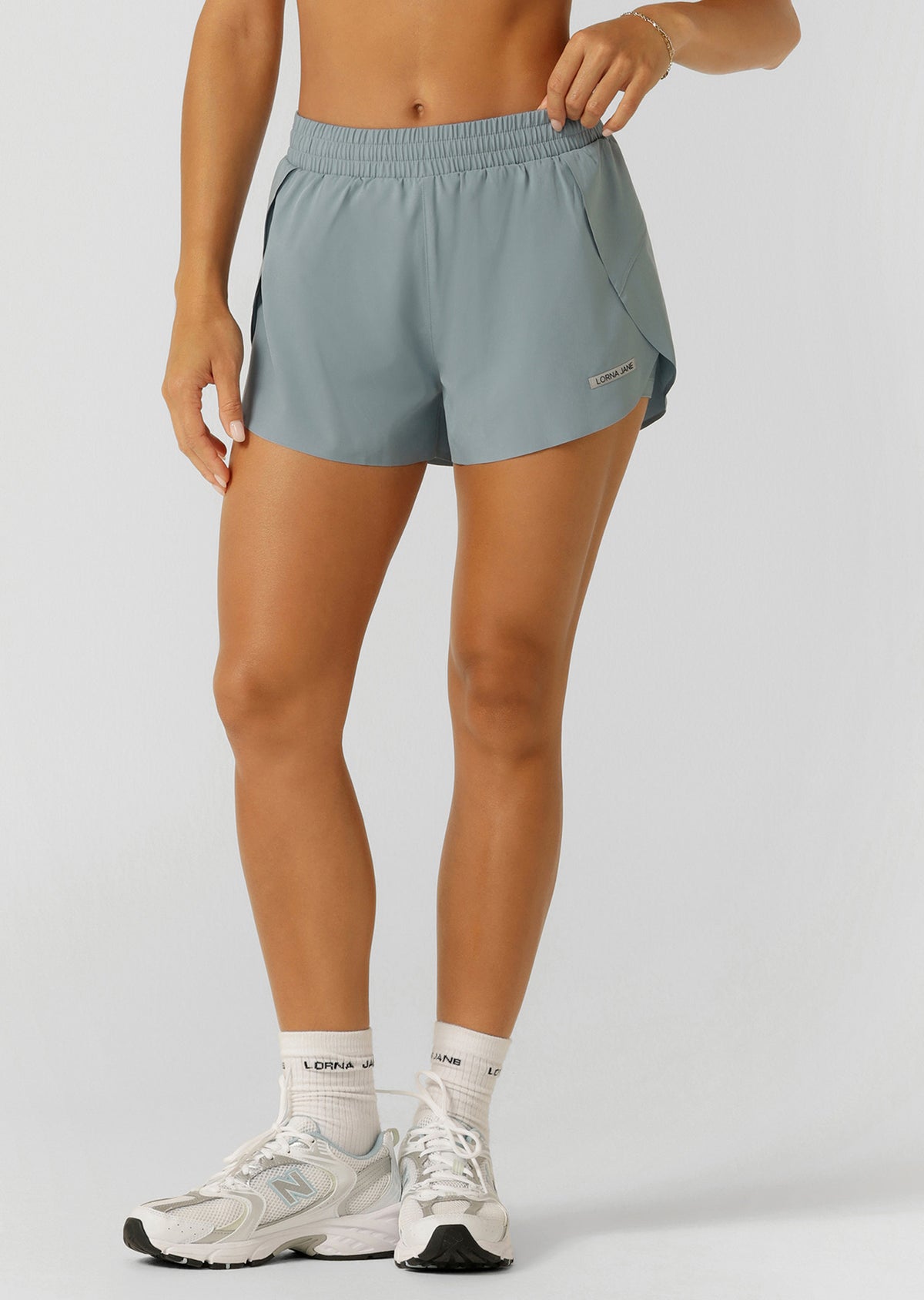 Lorna Jane Lightspeed Phone Pocket Run Shorts - Deep Arctic