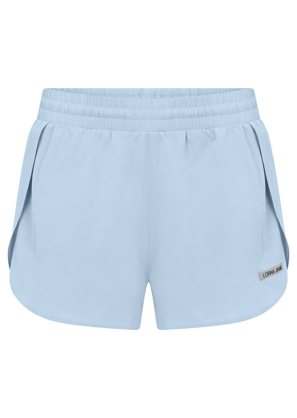 Lorna Jane Lightspeed Phone Pocket Run Shorts - Light Moontide