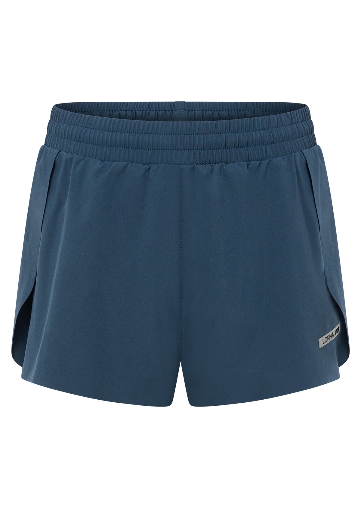 Lorna Jane Lightspeed Phone Pocket Run Shorts - Pale Indigo