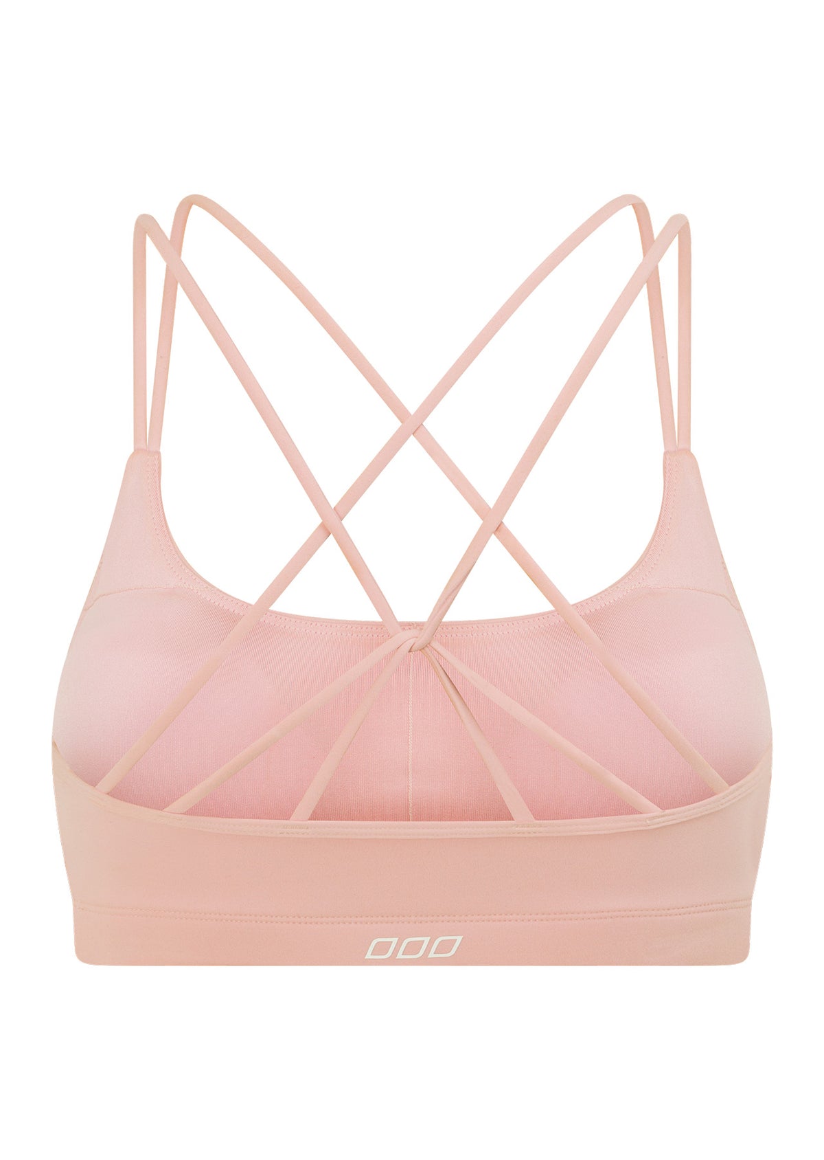 Lorna Jane Lotus Cropped Sports Bra - Pale Peony