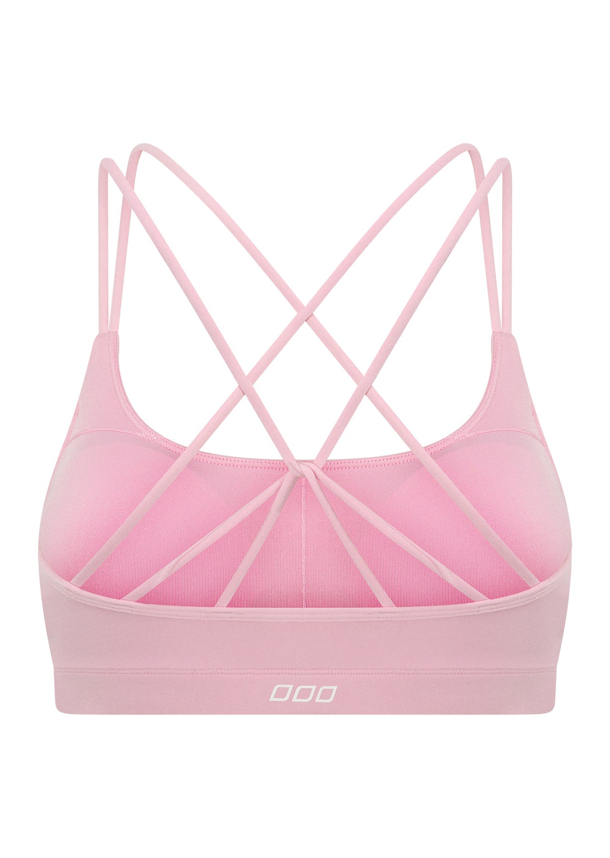 Lorna Jane Lotus Cropped Sports Bra - Sweet Pink