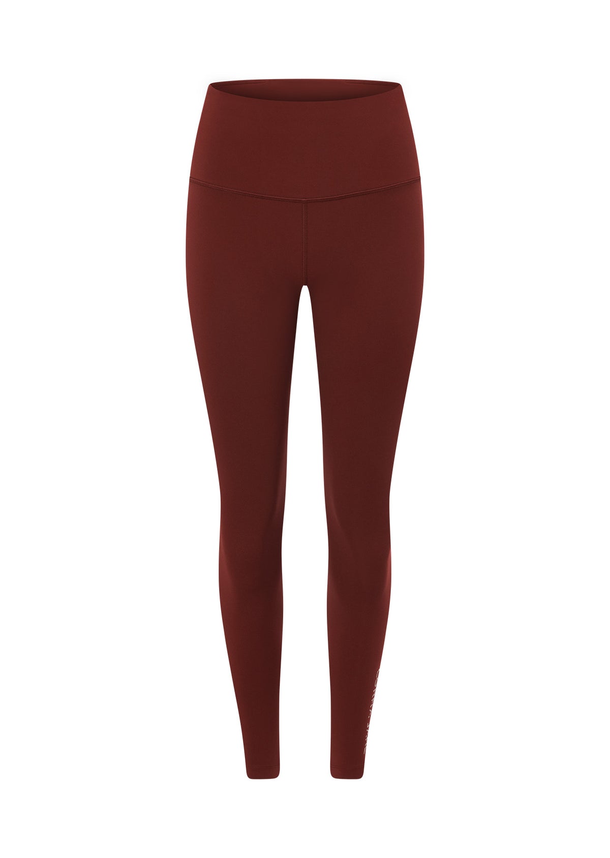 Lorna Jane Lotus No Chafe Phone Pocket Ankle Biter Leggings - Merlot