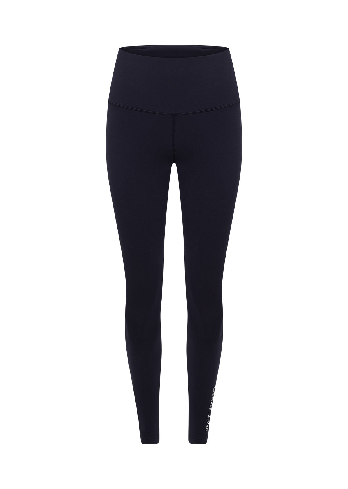 Lorna Jane Lotus No Chafe Phone Pocket Ankle Biter Leggings - Midnight Blue