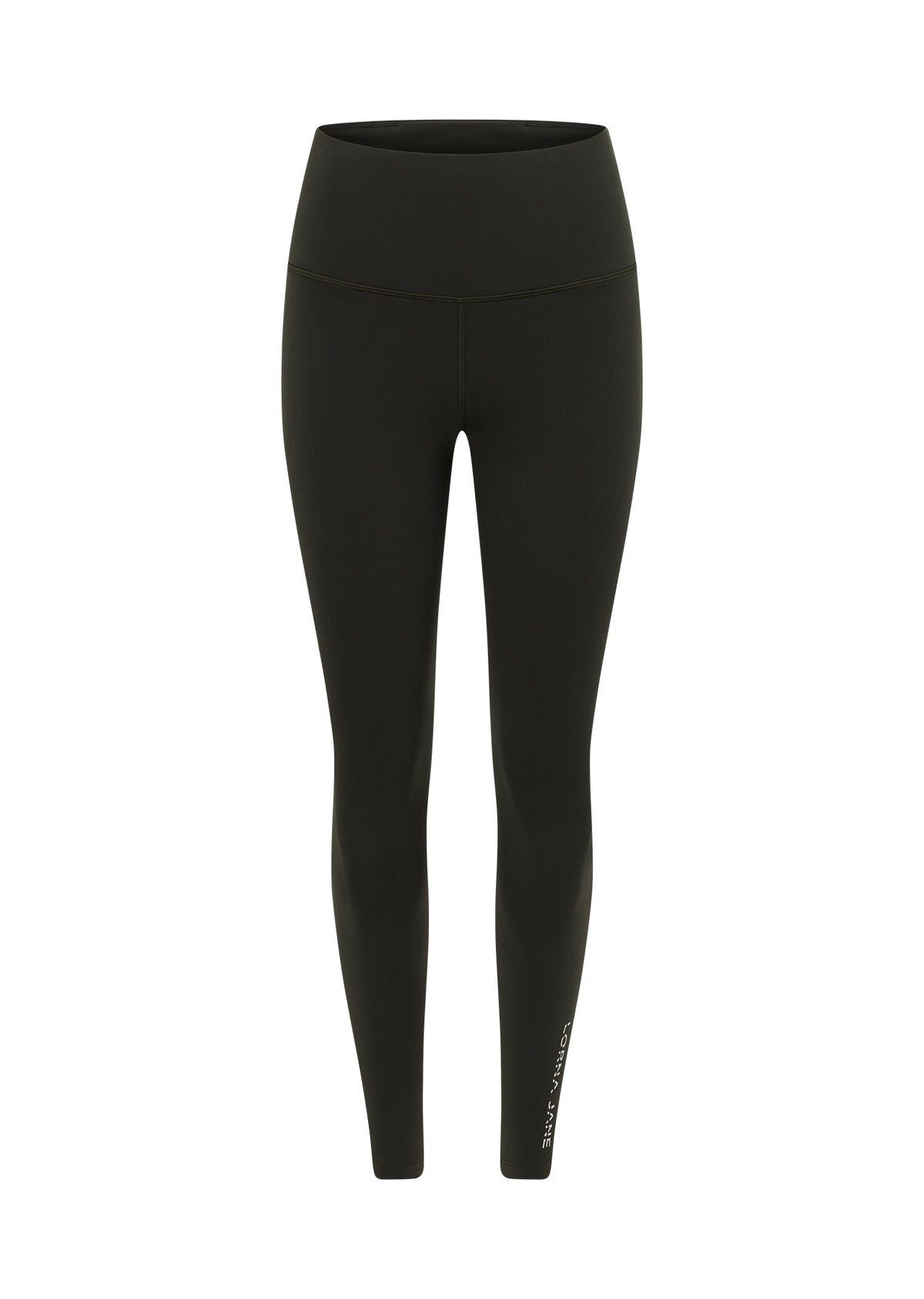 Lorna Jane Lotus No Chafe Phone Pocket Ankle Biter Leggings - Oil