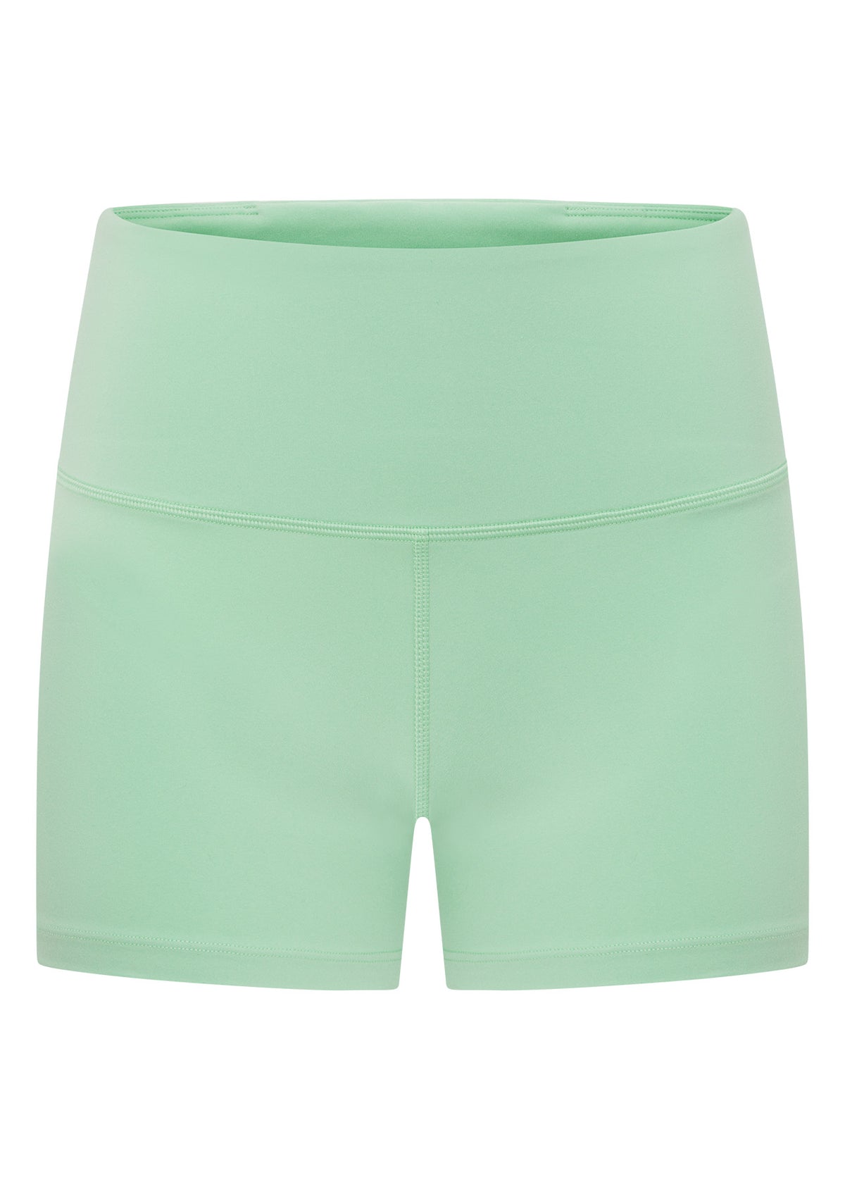 Lorna Jane Lotus No Chafe Phone Pocket 9cm Bike Shorts - Soft Mint