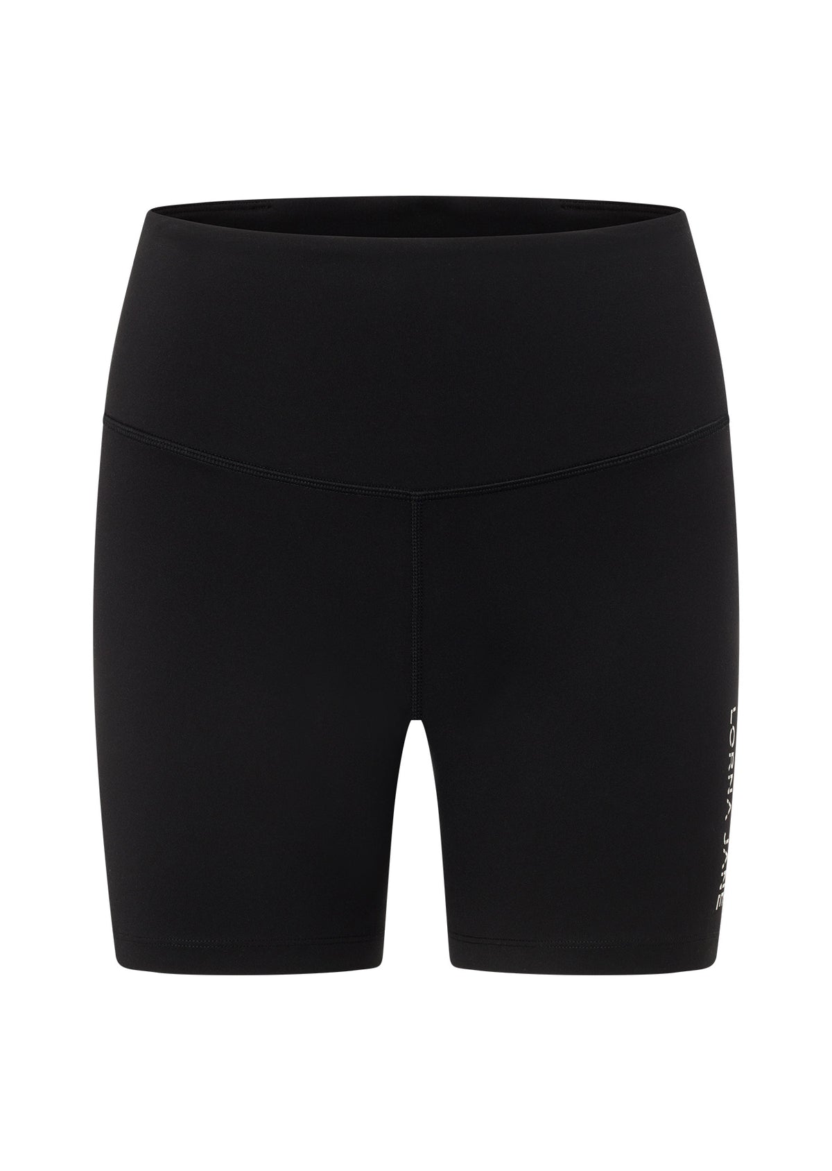 Lorna Jane Lotus No Chafe Phone Pocket 16cm Bike Shorts - Recycled Black