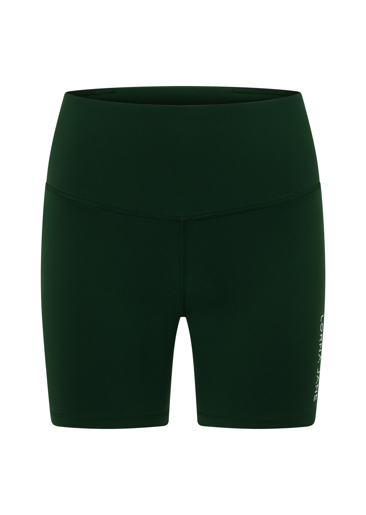 Lorna Jane Lotus No Chafe Phone Pocket 16cm Bike Shorts - Dark Green