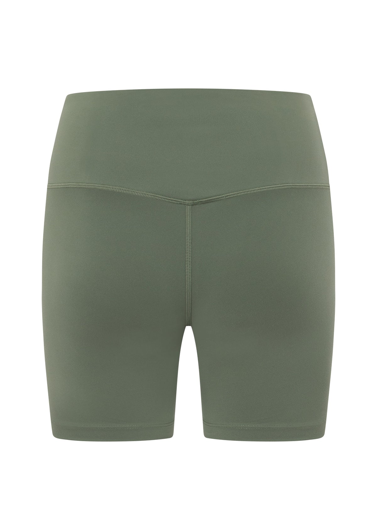 Lorna Jane Lotus No Chafe Phone Pocket 16cm Bike Shorts - Light Khaki