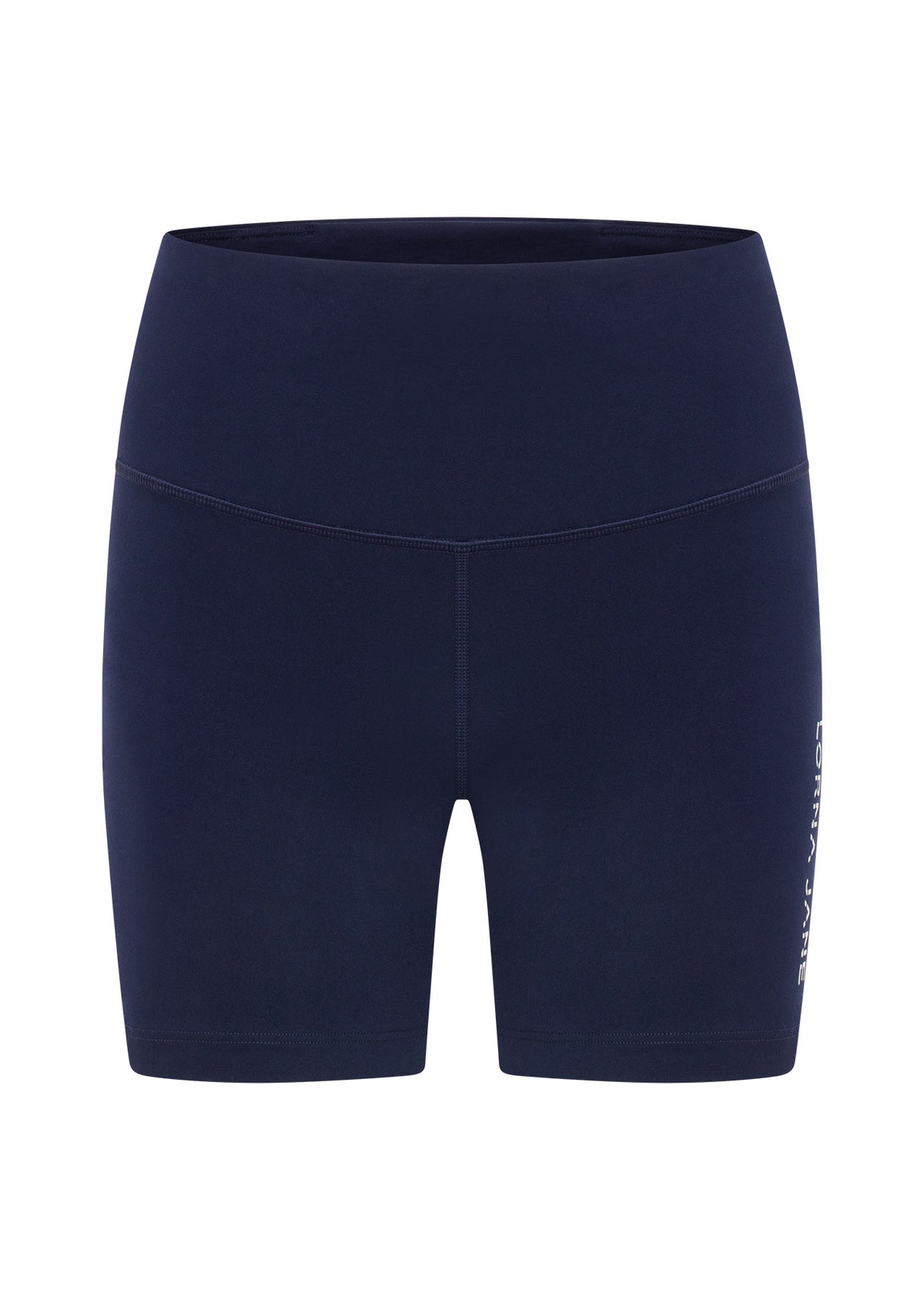 Lorna Jane Lotus No Chafe Phone Pocket 12cm Bike Shorts - French Navy