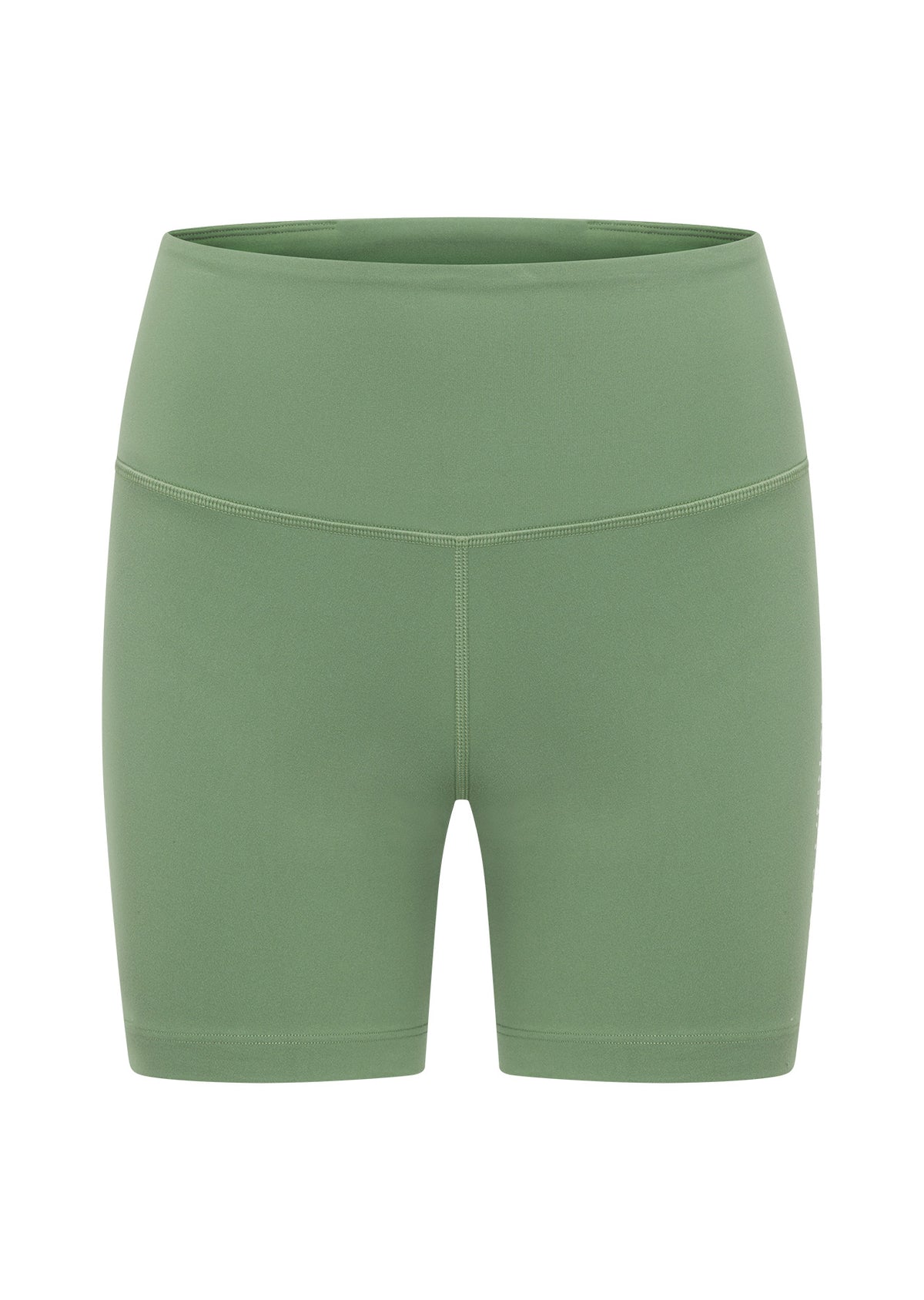 Lorna Jane Lotus No Chafe Phone Pocket 12cm Bike Shorts - Green Goodness