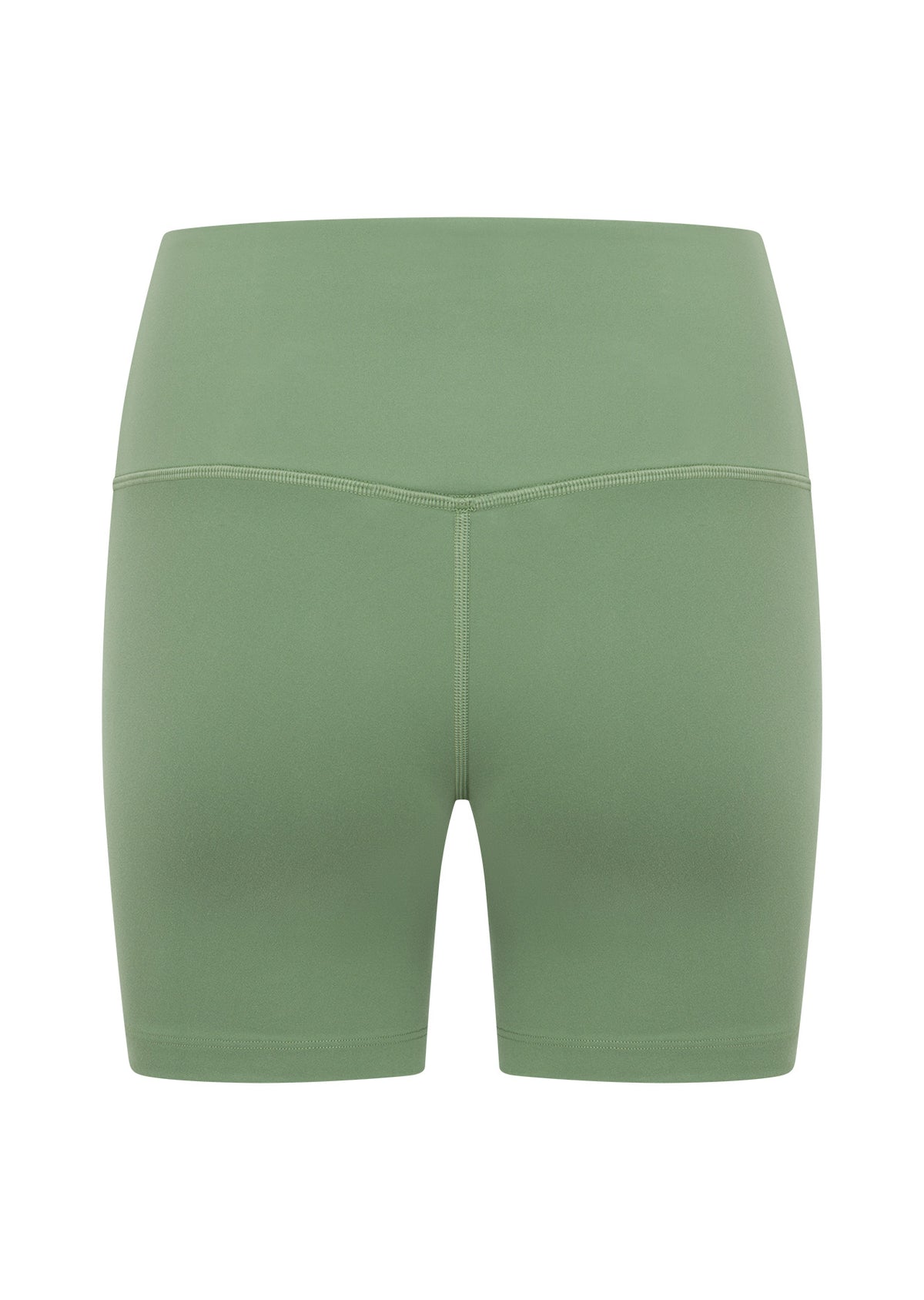 Lorna Jane Lotus No Chafe Phone Pocket 12cm Bike Shorts - Green Goodness
