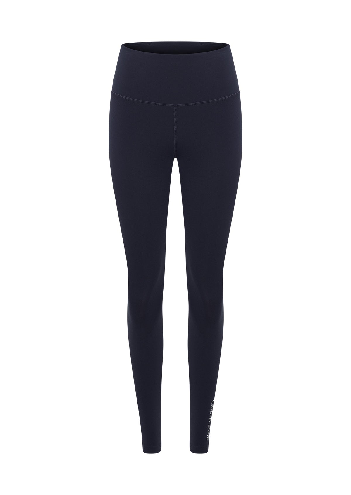 Lorna Jane Lotus No Chafe Phone Pocket Full Length Leggings - Dark Platinum Navy