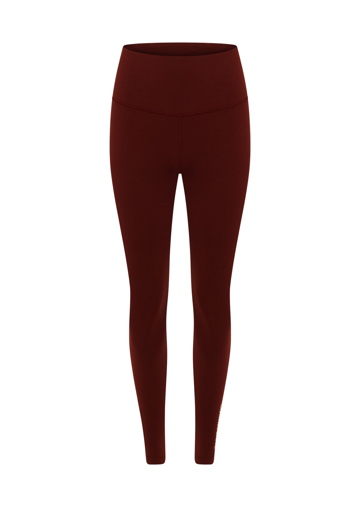 Lorna Jane Lotus No Chafe Phone Pocket Full Length Leggings - Dark Ruby