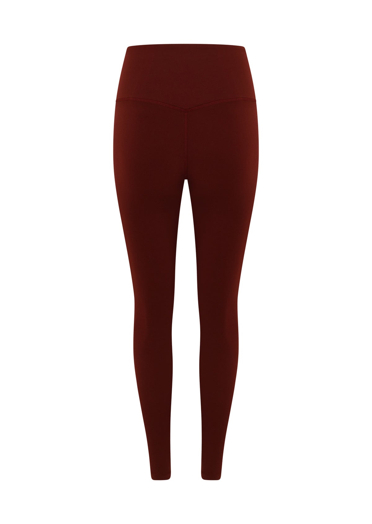 Lorna Jane Lotus No Chafe Phone Pocket Full Length Leggings - Dark Ruby