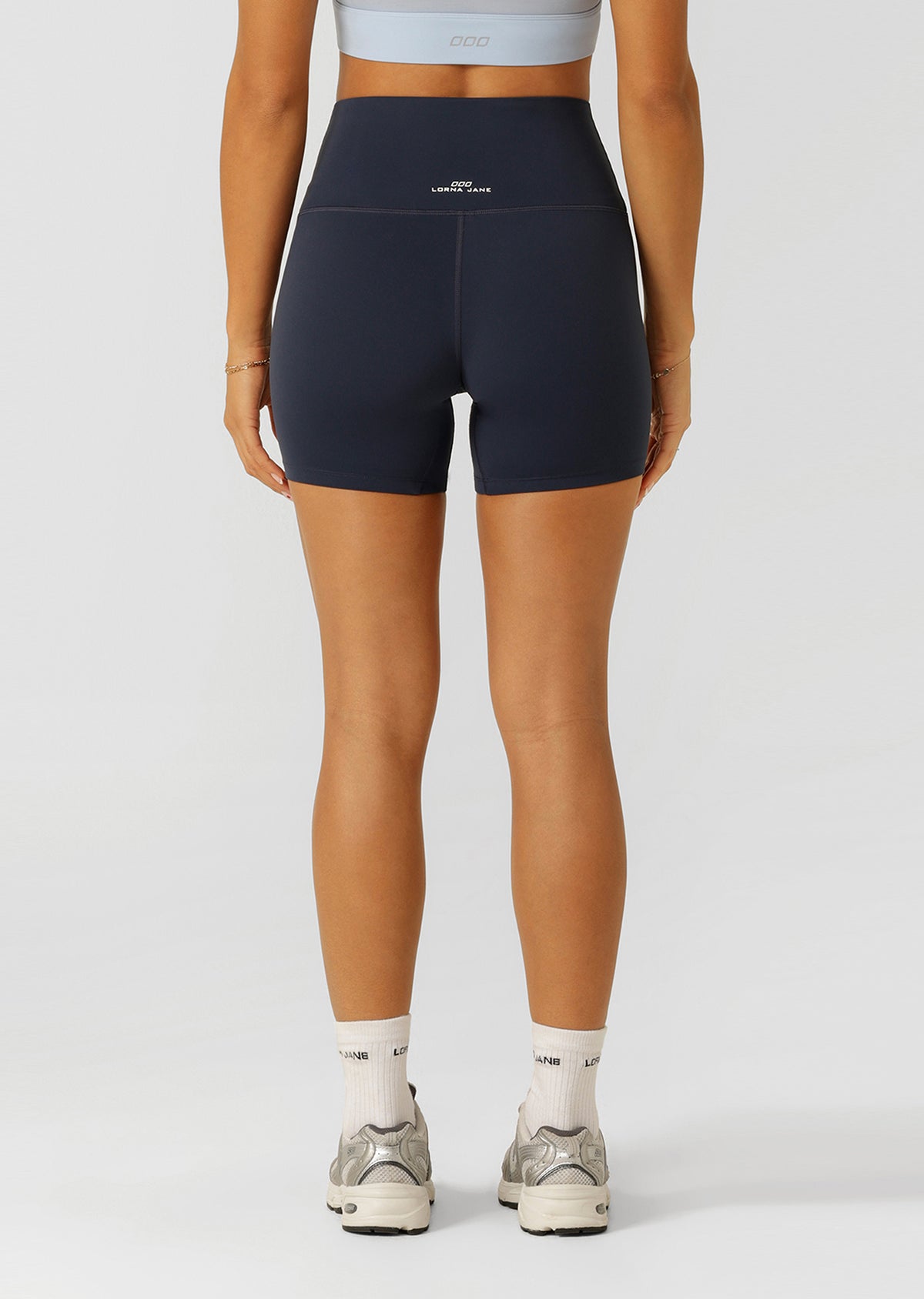 Lorna Jane Liberty 14cm Bike Shorts - Platinum Navy