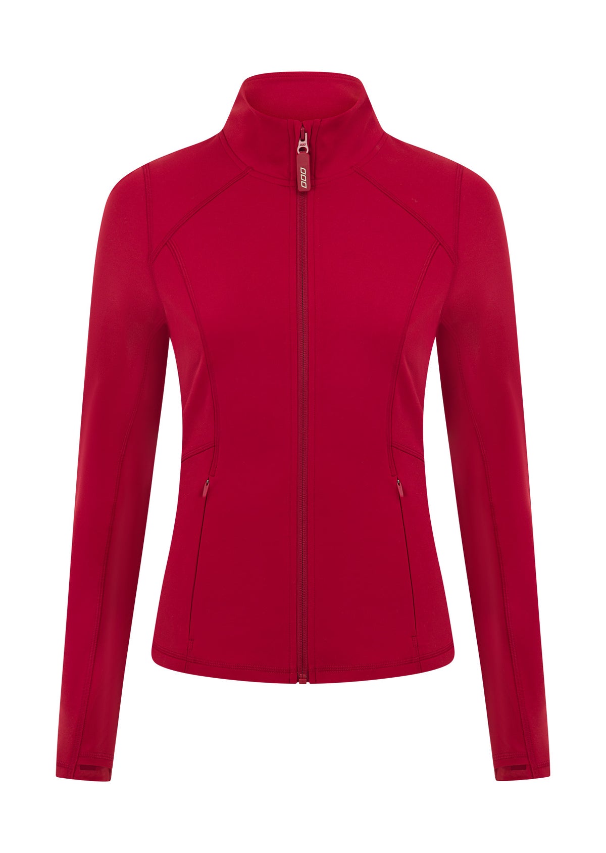 Lorna Jane Amy Active Tech Zip Through Jacket - Dark Red