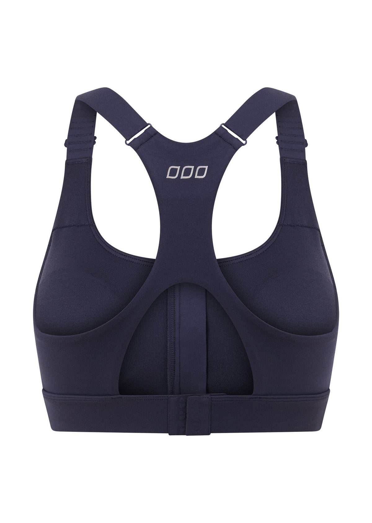 Lorna Jane Easy Zip On Max Support Sports Bra - Ash Blue