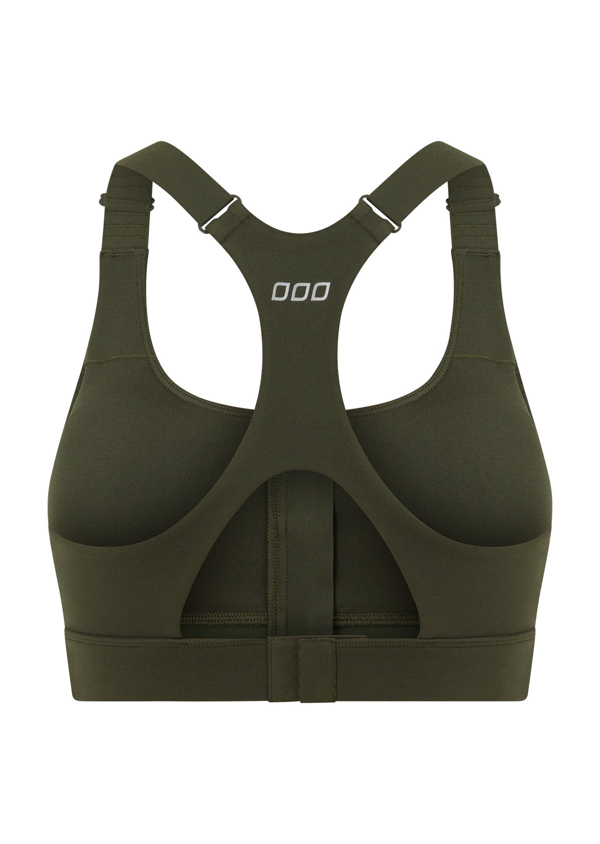Lorna Jane Easy Zip On Max Support Sports Bra - Luxury Green
