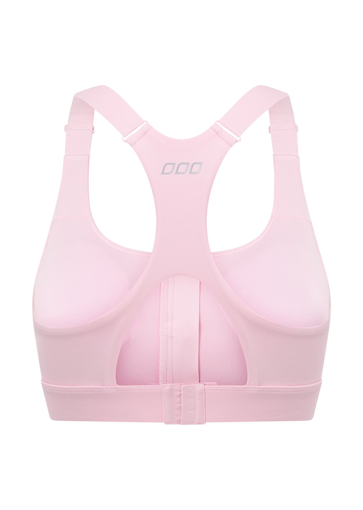 Lorna Jane Easy Zip On Max Support Sports Bra - Sweet Pink